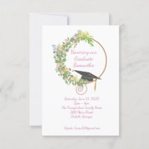 Graduation Party in the Garden, in Pink