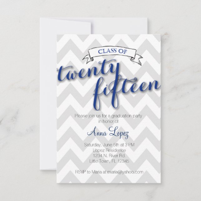 Graduation Party Invitation (Front)