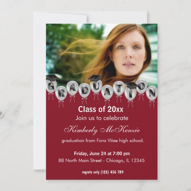 Graduation Party Invitation (Front)