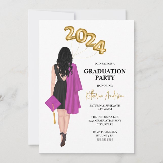 Graduation Party Invitation (Front)