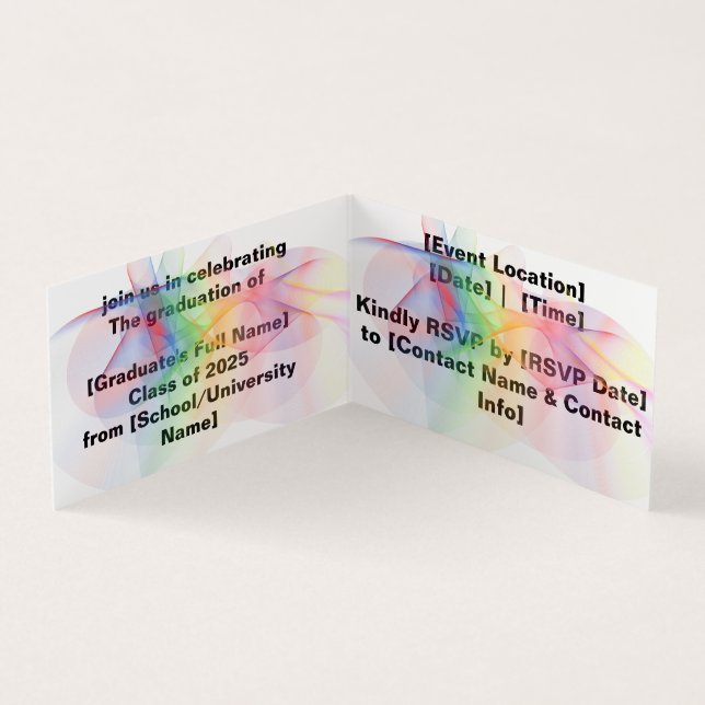 Graduation Party Invitation (Inside)