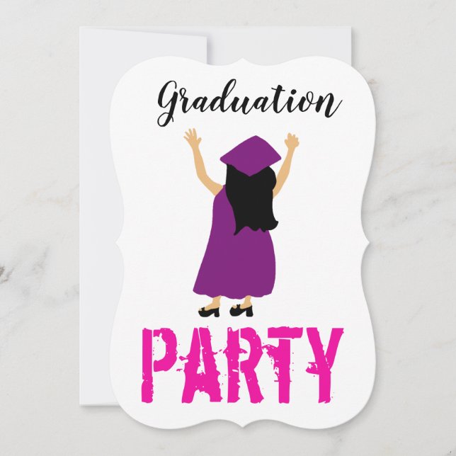 Graduation party invitation (Front)