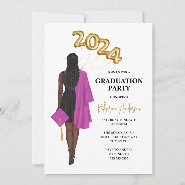 Graduation Party Invitation (Front)