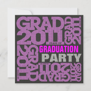 Graduation Party Invitation 2011 Pink 1