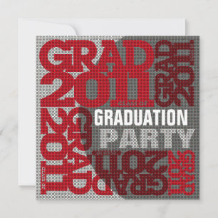 Graduation Party Invitation 2011 Red 3