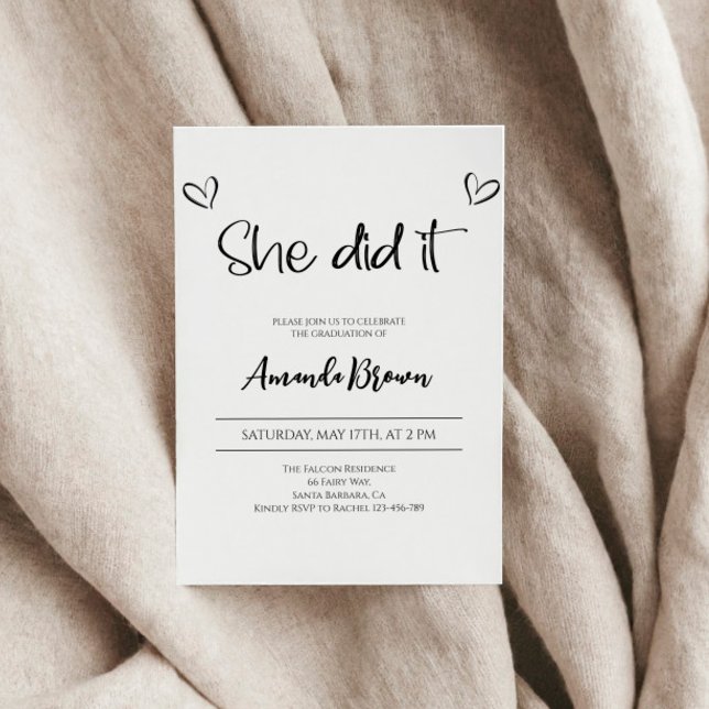 Graduation Party Invitation, 2024 Grad Invite (Creator Uploaded)