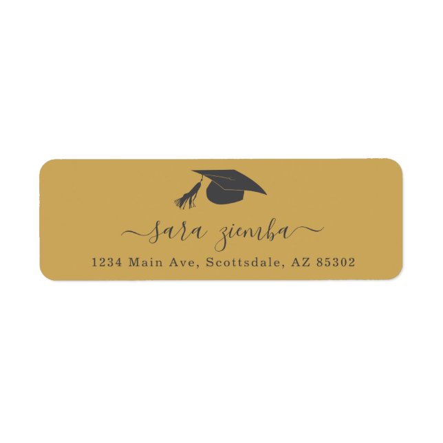 Graduation Party Invitation / Announcement Address (Front)