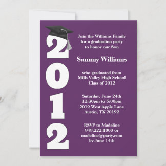 Graduation Party Invitation Class of 2012