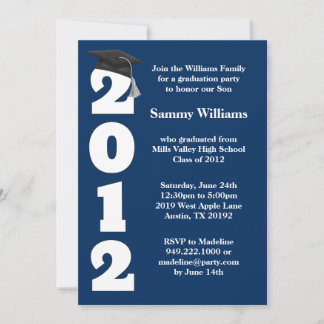 Graduation Party Invitation Class of 2012