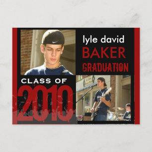 Graduation Party Invitation Postcards