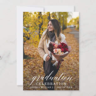 Graduation Party Invitation Script with Photo