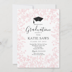 Graduation Party Invitation, Wildflower Graduation Invitation