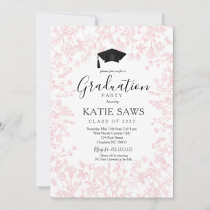 Graduation Party Invitation, Wildflower Graduation Invitation