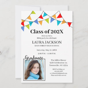 Graduation Party Invitation with Photo