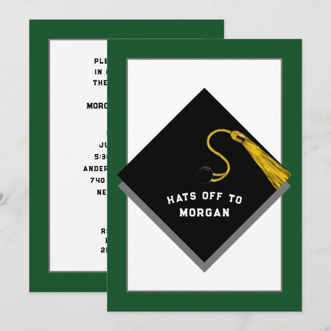 Graduation Party Invitations (Front/Back)