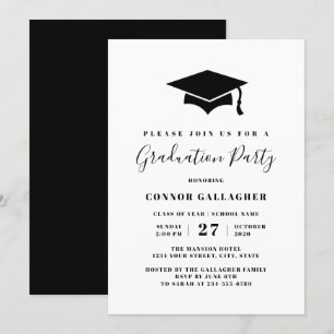 Graduation Party Invitations, Graduation Cap Invitation
