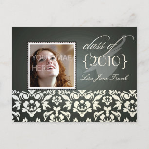 Graduation party invite postcards