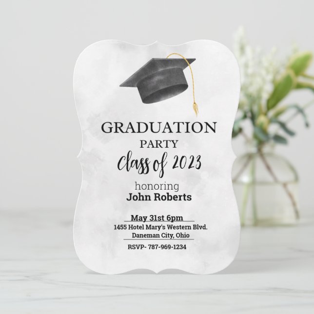 Graduation Party Invites   (Standing Front)