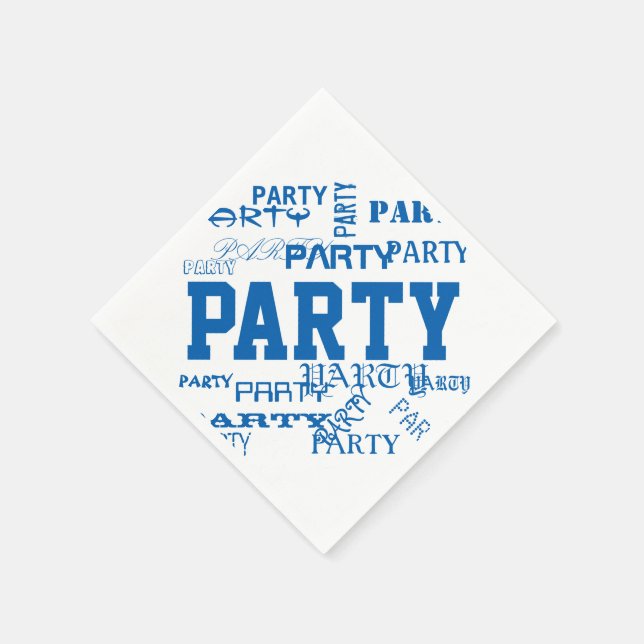 Graduation Party Pattern Napkins (Corner)