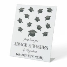 Graduation Party Pedestal Sign