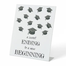 Graduation Party Pedestal Sign