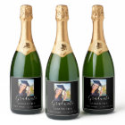 Graduation party photo black white 2025