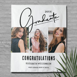 Graduation Party Photo Booth Backdrop Tapestry