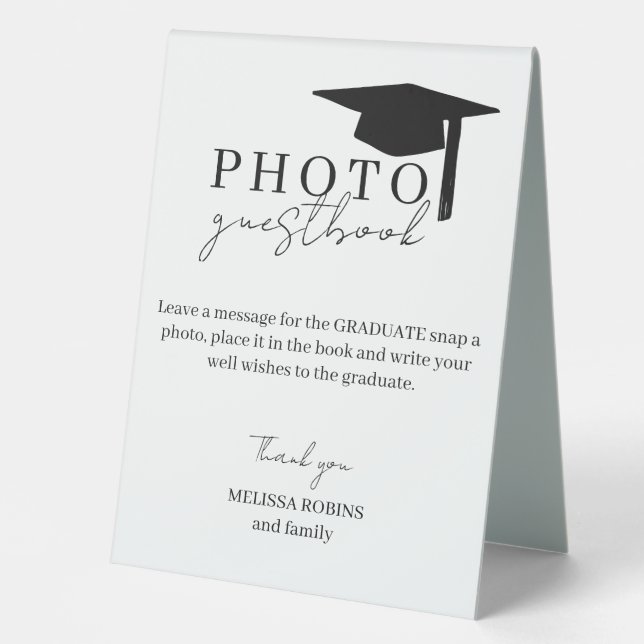 Graduation Party Photo Guestbook  (Front)