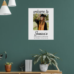 Graduation Party Photo Welcome  Poster