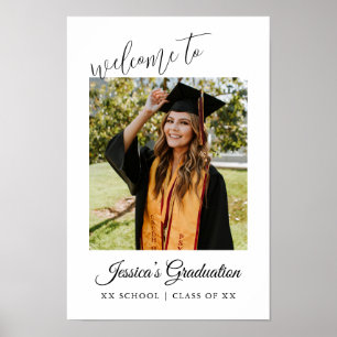 Graduation Party Photo Welcome  Poster