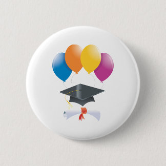 Graduation  Party Pins Balloons Diploma Cap