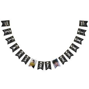 Graduation Party Retro Chalkboard Personalised Bunting