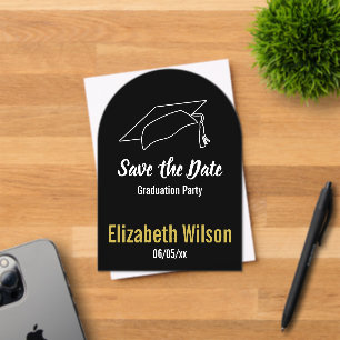 Graduation Party Save the Date Acrylic Invitations