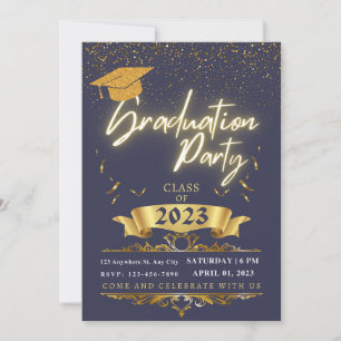 Graduation Party Save the Date Invitation