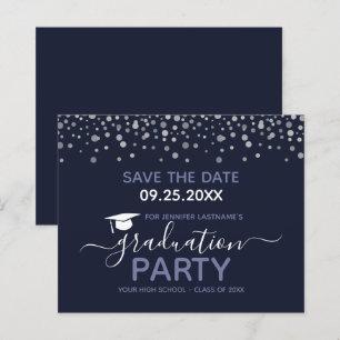 Graduation Party Save the Date Invitation