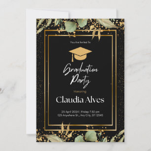 Graduation Party Save the Date Invitation