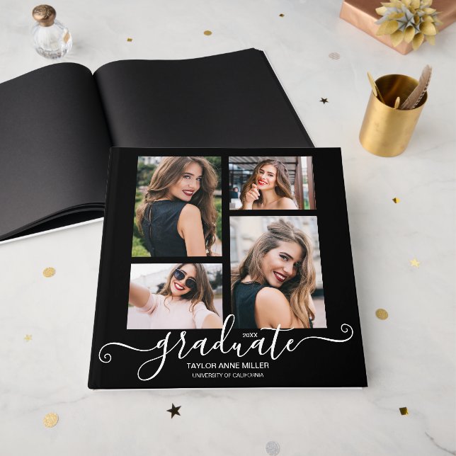 Graduation Party Scrap and Guest Book (Front Open)