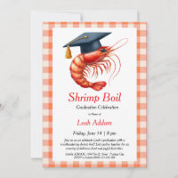 Graduation Party Shrimp Boil Invitation