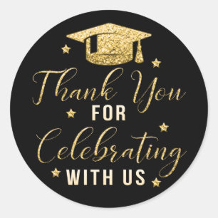 Graduation Party Thank You Favour Stickers