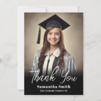 Graduation Party Thank You Photo 