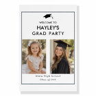 Graduation Party Then and Now Photo Welcome
