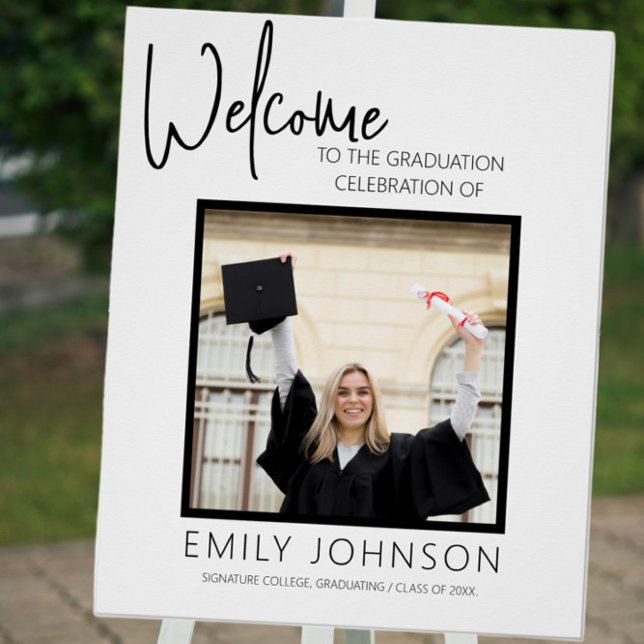 Graduation Party Welcome Sign Template (Creator Uploaded)
