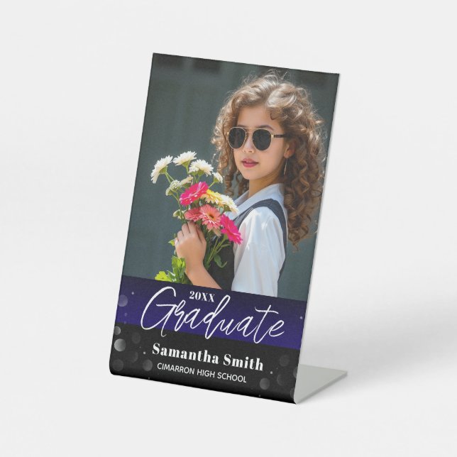 Graduation Party Welcome Table Acrylic Sign (Front)