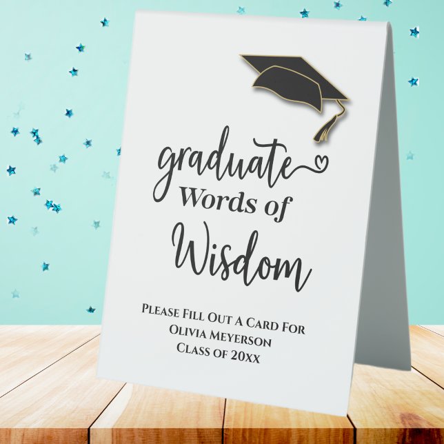 Graduation Party Words Of Wisdom Guest Advice (Creator Uploaded)