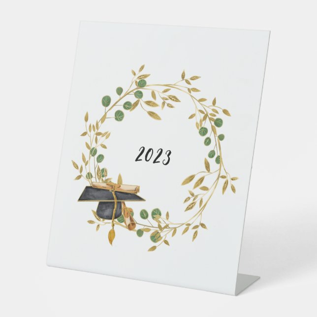 Graduation Pedestal Sign (Front)