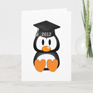 Graduation Penguin Card