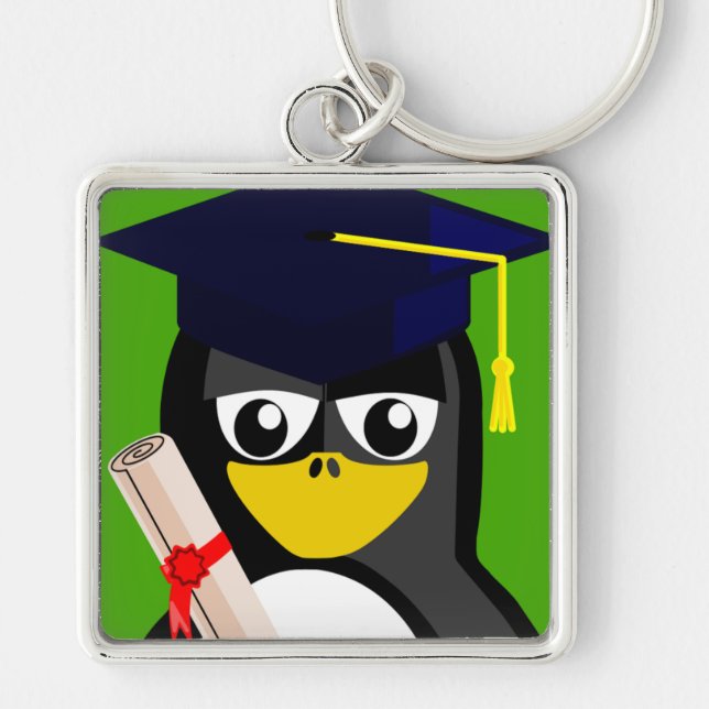 GRADUATION PENGUIN KEY RING (Front)