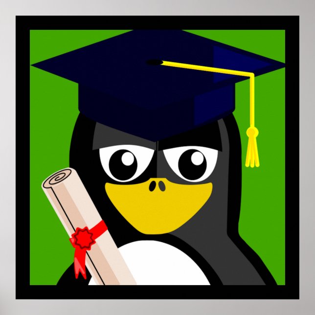 GRADUATION PENGUIN POSTER (Front)