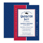 GRADUATION Personalised Red White Blue Graduate