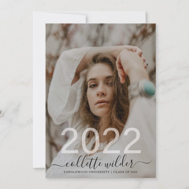 Graduation Photo 2022 Party Invitation (Front)